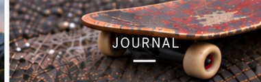 Worn skateboard